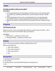 Image result for Detailed Business Plan Template