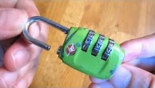 Image result for Master Locks Reset Combination