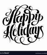 Image result for Happy Holidays Clip Art Calligraphy
