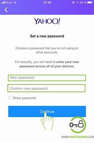Image result for Yahoo! Mail Login Password