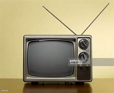 Image result for Old TV with Antenna