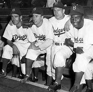 Image result for Jackie Robinson First MLB Game