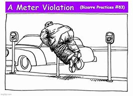 Image result for Meter Violation Cartoon