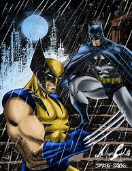 Image result for Wolverine and Batman