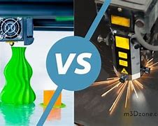 Image result for Laser Cutter vs 3D Printer