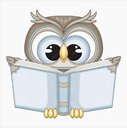 Image result for Image of an Owl Reading a Book