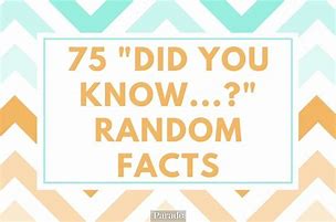 Image result for Did You Know Facts PFP