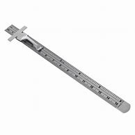 Image result for Stainless Steel Ruler with Inch and Metric Graduations