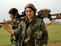 Image result for Kurdish Woman Fighter