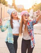 Image result for BFF Holding Cell Phone Up