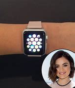 Image result for Someone Wearing Gold Apple Watch SE