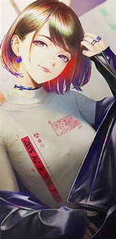 Image result for Anime Girl Wearing Jacket