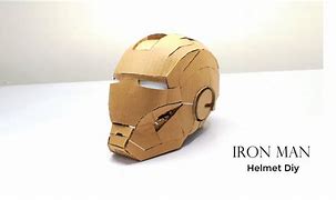 Image result for Cardboard Iron Man Helmet Template