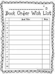 Image result for Book Wish List
