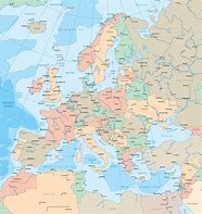 Image result for Most Recent Detailed Map of Europe