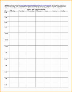 Time Block Schedule Template Printable Schedule Template