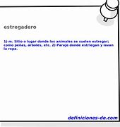 Image result for estregadero