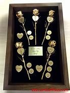 Image result for Gold-Covered Roses Anniversary Gifts