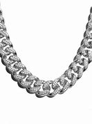 Image result for Cuban Link Chain with Diamonds