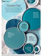Image result for Teal Paint Chart