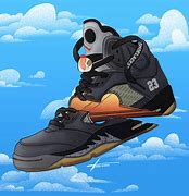 Image result for Shoe Drip Jordan 5s Off White