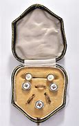 Image result for Antique Button and Stud Case