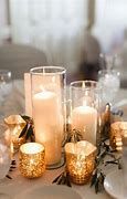 Image result for Glass Candle Holders Centerpieces