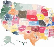 Image result for College Football Territory Map