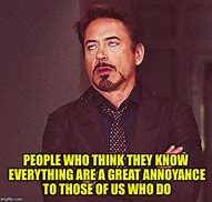 Image result for Annoyed Robert Downey Jr Meme