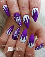 Image result for Winter Snowflake Nail Art