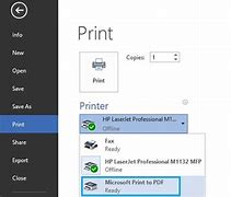 Image result for Microsoft PDF Printer Windows 10