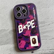 Image result for Purple BAPE Phone Case