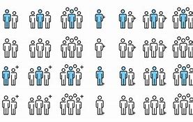Image result for Line of People Icon