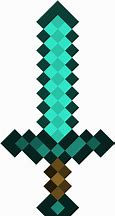 Image result for Minecraft Diamond Sword PNG