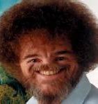 Image result for Bob Ross Afro