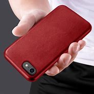 Image result for Leather iPhone Case Red