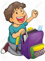 Image result for Pack Up Backpack Clip Art