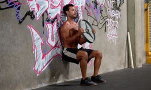 Image result for Weighted Wall Sit