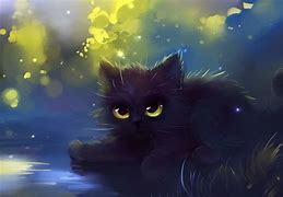Image result for Black Cat Wallpaper Drawing