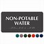 Image result for No Water Sign