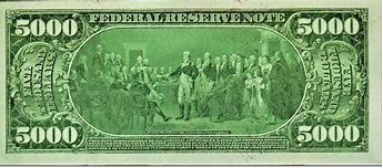 Image result for Five Thousand Dollar Bill