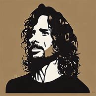 Image result for Desenho Chris Cornell