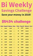 Image result for 5000 SavingsChallenge 26 Weeks