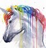 Image result for Unicorn and Rainbow Drawing