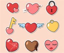Image result for Kids Sticker Heart