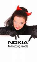 Image result for Girl with Nokia Phone
