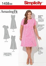 Image result for Sewing Patterns Plus Size Dresses