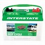 Image result for interstate deep cycle marine battery