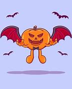 Image result for Cute Bat Pumpkin Cartoon
