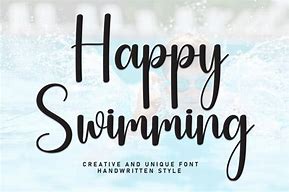 Image result for Go Swimming in Font